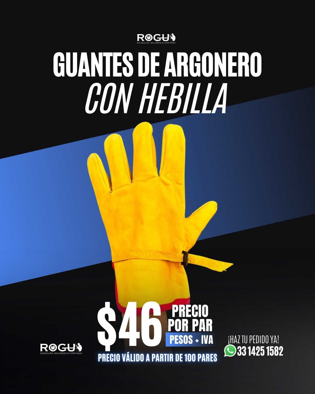 GUANTES DE ARGONERO CON HEBILLA